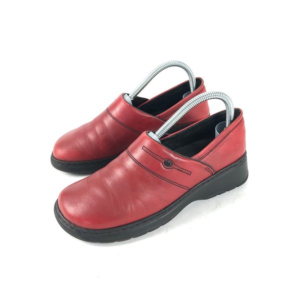 Josef Siebel 8 Red Leather Comfort Shoes - Picture 1 of 5